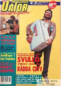 Revista Nya Dator - C64/128/Amiga - 1991 - Nº 19 - Sueco - Imagen 1 de 3