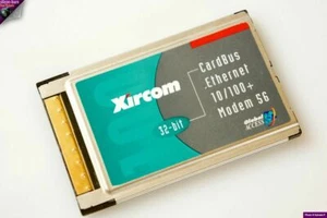 Xircom CBEM56G-100 32-Bit 10/100 PCMCIA Network Card - Picture 1 of 2