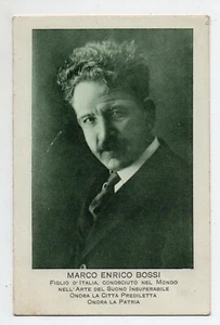 COMO - Bossi Marco Enrico - Komponist geboren in SALO' - DOPPELKARTE - 1925 - Bild 1 von 3
