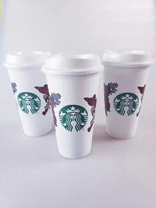  Starbucks Valentine's Day 2019 Reusable Love Cups - 3er Set - 16 oz - Bild 1 von 4