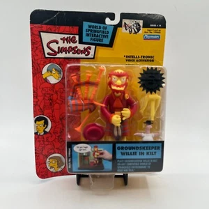 Vintage The Simpsons 2003 Groundskeeper Willie in Kilt Playmates Action Figure - Picture 1 of 8
