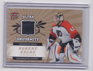2006-07 FLEER ULTRA, ULTRA UNIFORMITY PATCH SP 8/25 ROBERT ESCHE #UP-RE FLYERS