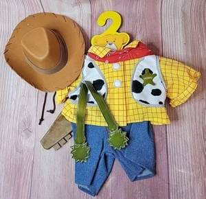 Neu mit Etikett Build-A-Bear Workshop Disney Pixar Toy Story 4 Sheriff Woody Cowboy Shirt und - Bild 1 von 6