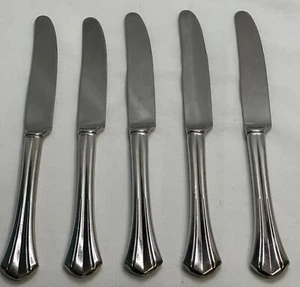 Tafelmesser Oneida RUSHMORE Edelstahl Besteck Silberbesteck 9 1/2" 5 Stück Set - Bild 1 von 7