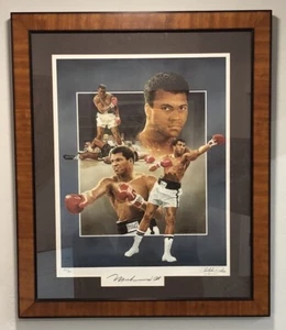 MUHAMMAD ALI AUTOGRAPHED LIMITED EDITION LITHOGRAPH CHRISTOPHER PALUSO - Picture 1 of 7
