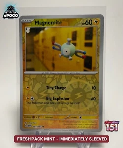 Magnemite 081/165 Reverse Holo Pokemon TCG: 151 Card Pokémon MINT SHIPPED TODAY - Picture 1 of 2