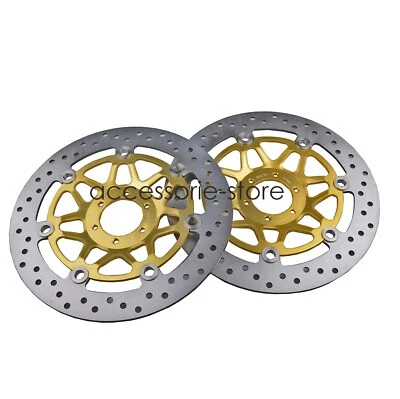 Front Brake Disc Rotors for Honda CBR900RR CBR600F F3 VTR1000F VFR750F CB400 - Изображение 1 из 4