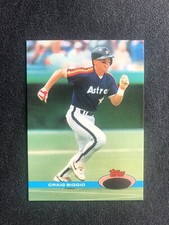 1991 Topps Stadium Club #176 Craig Biggio Proof NO GOLD Houston Astros HOF NM/MT