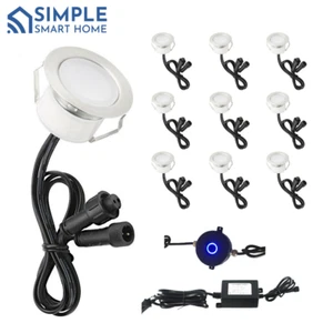 6X10X20X30X40X50 45mm Smart Deck Lights WIFI Remote RGB Tuya Google Home 12V - Picture 1 of 9