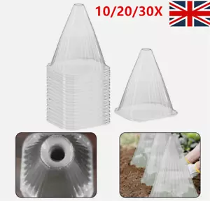 Garden Cloche, Plants Protector, Clear Large Plant Bell Cloches, Plant Dome Bell - Picture 1 of 18