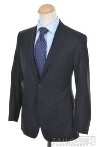 ETRO NON Solid Black 100% Wool Mens Blazer Sport Coat Jacket - EU 50 / US 40 R - Picture 1 of 9