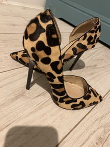 office leopard heels
