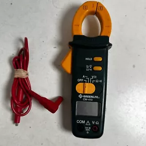 Greenlee CM-410 Black 3-1/2 Digit LCD 600V, 400A Digital Handheld AC Clamp Meter - Picture 1 of 9