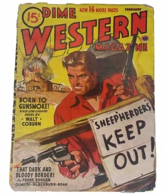 Vintage magazine 10 Story Western Magazine 1945 February79 Years Old Good Shape Foto 1 de 4