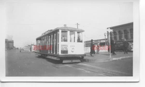 4H676 RP 1940er SAN FRANCISCO STADTBAHNWAGEN #20 SACRAMENTO & CLAY ST. - Bild 1 von 1