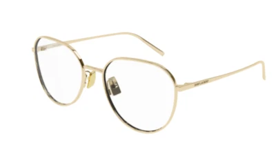 Новый подлинный оправы для очков Saint Laurent SL 484-003 золото металлический круглый 53 мм - Изображение 1 из 4