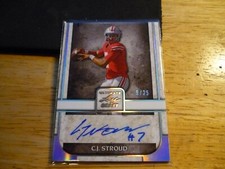 cj stroud auto ULTIMATE LEAF DRAFT NUMBERED 09/25
