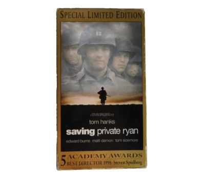 Saving Private Ryan VHS Tape Special Limited Edition Tom Hanks Tested Plays GR8T - Image 1 of 4