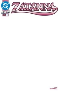 Zatanna #1 Blank Variant Cover E - Picture 1 of 1