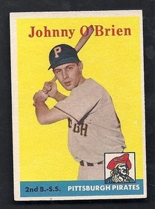 Johnny O'Brien Pittsburgh Pirates 1958 Topps Karte #426 - Bild 1 von 1
