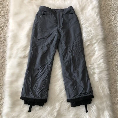 Pantalones de esquí Spyder XT para nieve grises impermeables cintura elástica 28 pulgadas pequeños para mujer Foto 1 de 4