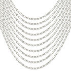  10 Pcs Halskette Aus Edelstahl O Wortkette Mit Stainless Steel Jewelry Schmuck