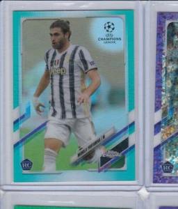 MANOLO PORTANOVA '20-21 TOPPS REFRACTOR CROMO VERDE AZULADO SERIE NOVATO #193/199-¡GUAU!! - Imagen 1 de 24