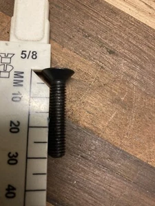 Lot (10) M 6 X 1.0 X 30 mm Black Flat Socket Head Bolts 10.9 G Screw Germany - Picture 1 of 3