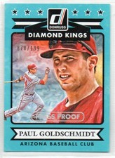 Paul Goldschmidt 2015 Panini Donruss #1 Diamond Kings Silver Press Proof /199