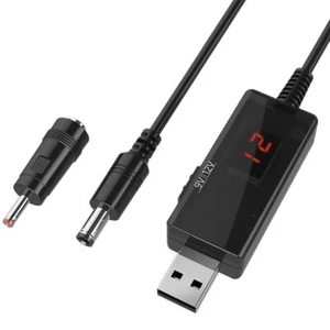 Display DC 5.5/3.5/1.35mm 5V Boost To 9V 12V USB Step-up Converter Charging Line - Picture 1 of 1