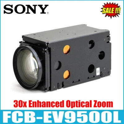 Sony FCB-EV9500L 1080P 30x Enhanced Optical Zoom LVDS Output Colour Camera Block - Image 1 of 4