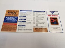 Scranton/Wilkes-Barre Red Barons 1996 Minor Baseball Pocket Schedule - PNC Bank