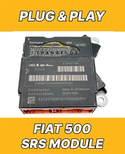 ✅FOR FIAT 500 51963734 PLUG & PLAY AIRBAG ECU SRS MODULE NO CODING NEEDED - Picture 1 of 1