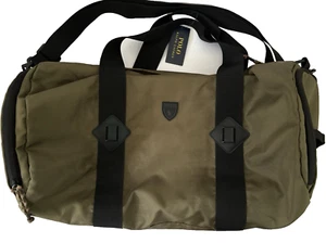 Polo Ralph Lauren Mens Duffle Travel Gym Bag Olive Green Canvas Lightweight NWT - Picture 1 of 13