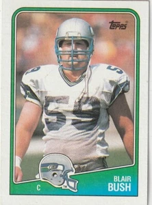 FREE SHIPPING-MINT-1988 Topps Blair Bush Seattle Seahawks #139 +BONUS CARDS - Picture 1 of 1