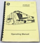 GE AC4400CW Locomotive Operating Manual 1995