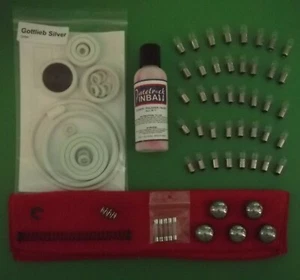 1957 Gottlieb Silver Pinball Machine Maintenance Tune Up Kit - Picture 1 of 2