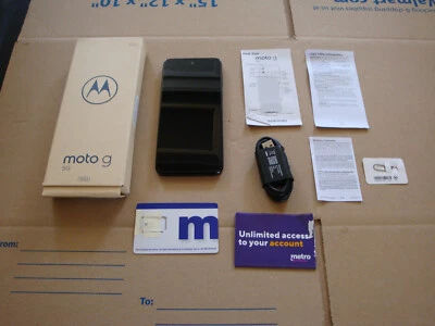 Motorola Moto G 6ta Generación - 64 GB - Negro (Desbloqueado) Caja Abierta NUEVO Metro Foto 1 de 4