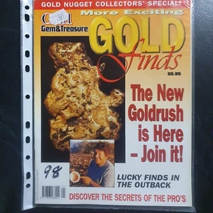 Aust Gold Gem & Treasure edición limitada Colecciona Especial HALLAZGOS DE ORO MÁS EMOCIONANTES, 82 p - Imagen 1 de 1