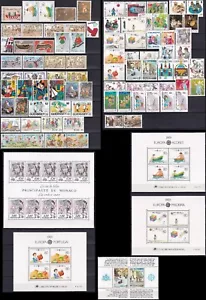 Europa CEPT 1989 año completo 85 sellos + 5 S/S 35 países MNH VF - Imagen 1 de 6