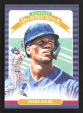 2020 Panini Donruss Baseball Jorge Soler Diamond Kings #19 Kansas City