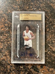 2022 LEAF METAL SCOOTA SCOOT HENDERSON CLEAR RC PRODUCTION PROOF AUTO 1/1