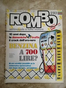 RIVISTA ROMBO 1983 FEBBRAIO N 9 98  - BENZINA A 700 LIRE? - (MOT5) - Foto 1 di 1