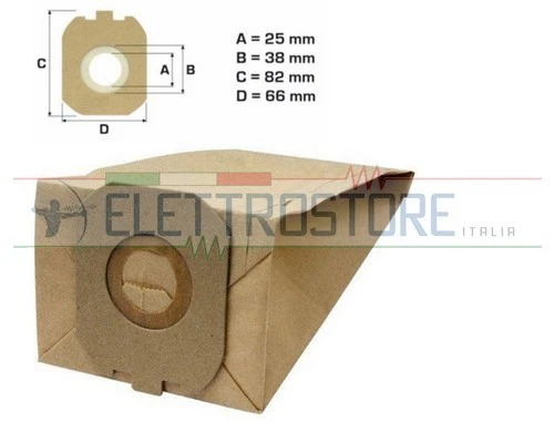 8 SACCHETTI ROWENTA POWER LINE RH 7699-7821 WB - RH 7837 -7855 WA-7843  - Immagine 1 di 1