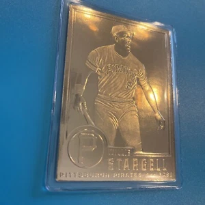 Danbury Mint 22kt Gold Baseballkarte - Willie Stargell #3 versiegelt - Bild 1 von 7