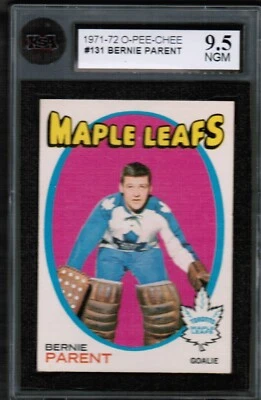 1971 72 OPC O-Pee-Chee #131 Bernie Parent KSA 9.5 NGM Toronto Maple Leafs - Image 1 of 4