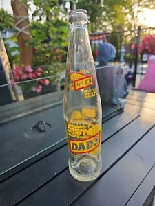 Vintage Dad's Original Draft Style Root Beer 16 oz Bottle 1972 - Picture 1 of 6