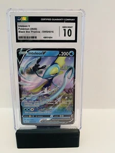 CGC 10 Gem Mint Inteleon V Pokémon 2020 SWSH016 - Picture 1 of 2