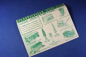 S/S - Mini-Guía de Juegos Plasticville 1960 - Catálogo de 4 páginas - Excelente++ Estado - Imagen 1 de 3