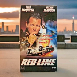 RARE Red Line VHS 📼 VideoTape (1995) Promo Copy | Chad McQueen | Michael Madsen - Picture 1 of 6